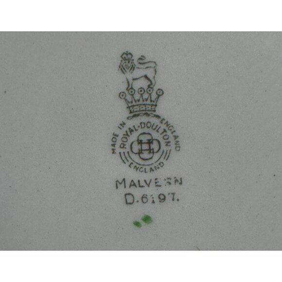 Royal Doulton Malvern Salad bread Dessert Plate Hand Colored Transfer Bouquet - Picture 5 of 9